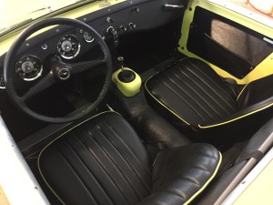 yellow concours cockpit